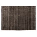 Baxton Studio Medanos Handwoven Wool Area Rug, 5-1/4ft x 7-1/2ft, Charcoal/Ivory