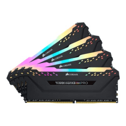 Corsair Vengeance RGB Pro 32GB DDR4 SDRAM Memory Module Kit - For Desktop PC - 32 GB (4 x 8GB) - DDR4-3600/PC4-28800 DDR4 SDRAM - 3600 MHz - CL18 - 1.35 V - Non-ECC - Unbuffered - 288-pin - DIMM - Lifetime Warranty