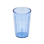 Cambro Newport Styrene Tumblers, 8 Oz, Slate Blue, Pack Of 36 Tumblers