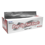 Karat Aluminum Pop-Up Foil Sheets, Heavy-Duty, 10-3/4in x 12in, Pack Of 3,000 Sheets