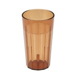 Cambro Newport Styrene Tumblers, 12 Oz, Amber, Pack Of 36 Tumblers