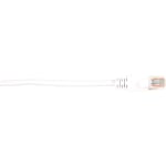 Black Box Connect Cat.5e UTP Patch Network Cable - 5 ft Category 5e Network Cable for Network Device - First End: 1 x RJ-45 Network - Male - Second End: 1 x RJ-45 Network - Male - 1 Gbit/s - Patch Cable - Gold Plated Contact - CM - 26 AWG - White