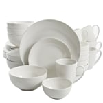 Gibson Home Ogalla 30-Piece Dinnerware Set, White