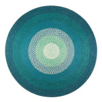 Anji Mountain Aarashi Round Rug, 6ft, Multicolor