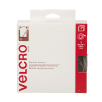 VELCRO Brand Velcro Self Stick Tape Roll With Dispenser Box, Clear, 3/4in x 180in