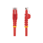 StarTech.com 6ft CAT6 Ethernet Cable - Red Snagless Gigabit CAT 6 Wire - 6ft Red CAT6 up to 160ft - 650MHz - 6 foot UL ETL verified Snagless UTP RJ45 patch/network cord