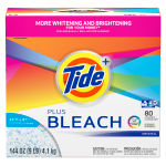 Tide Powder Laundry Detergent With Bleach, Original Scent, 144 Oz Box, Case Of 2 Boxes