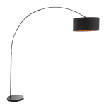 Lumisource Salon Contemporary Floor Lamp, Black/Copper