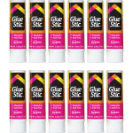 Avery Permanent Glue Stic - 0.26 fl oz - 12 / Box - White