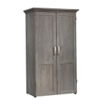 Sauder Craft 36inW Storage Armoire And Stow Away Desk, Mystic Oak