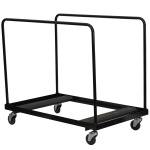 Flash Furniture Folding-Table Dolly For Round Folding Tables, 47inH x 29inW x 48inD, Black