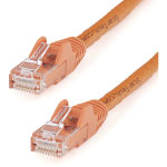 StarTech.com 150ft Orange Cat6 Patch Cable with Snagless RJ45 Connectors - Long Ethernet Cable - 150 ft Cat 6 UTP Cable - First End: 1 x RJ-45 Male Network - Second End: 1 x RJ-45 Male NetworkOrange