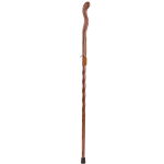 Brazos Walking Sticks Fitness Walker Oak Walking Stick, 55in, Red