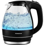 Ovente KG83B 1.5 Liter Electric Hot Water Kettle, Black