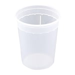 Delitainer Containers, Round, 32 Oz, Carton Of 480