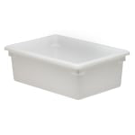 Cambro Poly Food Boxes, 9inH x 18inW x 26inD, White, Pack Of 6 Boxes