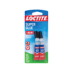 Loctite Liquid Super Glue, 0.14 Oz, Clear, Pack Of 2