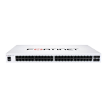 Fortinet FortiSwitch 148F - Switch - managed - 48 x 10/100/1000 + 4 x 10 Gigabit SFP+ - side to back airflow - rack-mountable