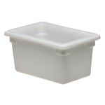 Cambro Poly Food Storage Boxes, 9inH x 12inW x 18inD, White, Case Of 6 Boxes