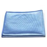 Pro-Clean Basics Microfiber Glass Cloths, 16in x 16in, Blue, Pack Of 12 Cloths