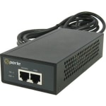 Perle Gigabit PoE/PoE+ Injector - 120 V AC, 230 V AC Input - 1 x 10/100/1000Base-T Input Port(s) - 1 x 10/100/1000Base-T Output Port(s) - 30 W - Wall Mountable