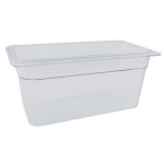 Cambro 1/3 Size Camwear Food Pan, 8in x 7in x 13in, Clear