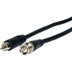 Comprehensive Pro AV/IT Series BNC Plug to RCA Plug Video Cable 3ft - 3 ft BNC/RCA Video Cable for Video Device - First End: 1 x BNC Male Video - Second End: 1 x RCA Male Video - 25 AWG - Mist Black