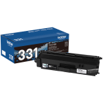 Brother TN-331 Black Toner Cartridge, TN-331BK