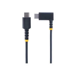 StarTech.com USB-C Right-Angle Charging Cable, 1ft