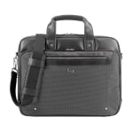 Solo New York Park Briefcase With 15.6in Laptop Pocket, Black