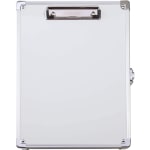 Vaultz Locking Storage Clipboard, 2in x 10in, White