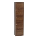 IRIS Yama 5-Door Shelf, Brown