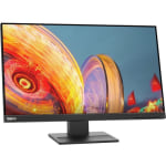 Lenovo ThinkVision E24q-20 24in Class WQHD LCD Monitor - 16:9 - Raven Black - 23.8in Viewable - In-plane Switching (IPS) Technology - WLED Backlight - 2560 x 1440 - 16.7 Million Colors - 300 Nit - 4 ms - Speakers - HDMI - DisplayPort