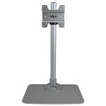 StarTech.com Single Monitor Stand - Silver - VESA Mount - Monitor Arm Desk Stand - Computer Monitor Stand - Place a display up to 30in in size at your desk using this height-adjustable monitor mount with integrated cable management - Works on all VESA