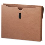 Smead Expanding VELCRO-Closure Wallet, Letter Size, 2in Expansion, 30% Recycled, Redrope