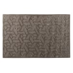 Baxton Studio Vigo Hand-Tufted Wool Blend Area Rug, 63in x 90-5/8in, Gray