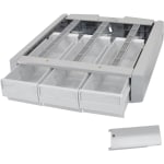 Ergotron SV Supplemental Storage Drawer, Triple - Gray, White