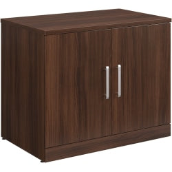 Sauder Affirm 36inW Storage Cabinet With Doors, Noble Elm