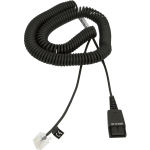 Jabra 8800-01-94 Headset Audio Cable Adapter - 6.60 ft Audio Cable for Phone - First End: 1 x RJ-45 Phone - Male - Second End: 1 x Quick Disconnect Audio - Extension Cable