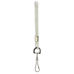 Baumgartens Lanyards, 38in, White, Pack Of 24