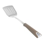 Martha Stewart Stainless Steel Slotted Turner, Gray