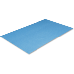 Crown Mats Comfort-King Anti-fatigue Mat - Floor, Indoor - 36in Length x 24in Width x 0.375in Thickness - Rectangular - Extra Bounce - Sponge, PVC Foam - Royal Blue - 1Each