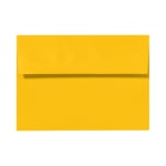 LUX Invitation Envelopes, A9, Peel & Press Closure, Sunflower Yellow, Pack Of 50