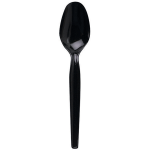 Dixie Polystyrene Spoons, Black, Pack Of 1,000