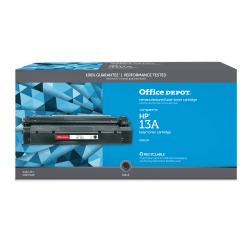 Office Depot Brand Remanufactured Black Toner Cartridge Replacement For HP 13A