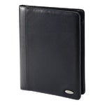 Samsonite Vinyl Bi-Fold Writing Pad, 12 1/4in x 10in x 1in, Black