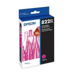 Epson 822XL DuraBrite High-Yield Magenta Ink Cartridge, T822XL320-S