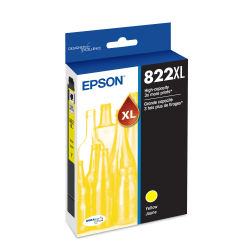 Epson 822XL DuraBrite High-Yield Yellow Ink Cartridge, T822XL420-S