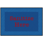 Carpets for Kids KID$Value Rugs Blue & Red Zone Sanitize Activity Rug, 3ft x 4 1/2ft , Blue