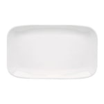 GET Enterprises Siciliano Platters, 7in x 11-1/4in, White, Set Of 12 Platters